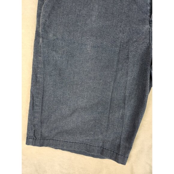 Vans Off the Wall Men's Shorts Navy Blue Size 30 Denim Skater Chino Logo - Picture 3 of 14